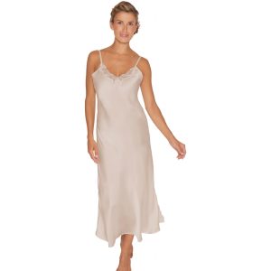 Lady Avenue Silki Náttkjóll Blúndu