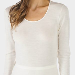 Mey Exquisite Ull & Silki Síðerma Bolur